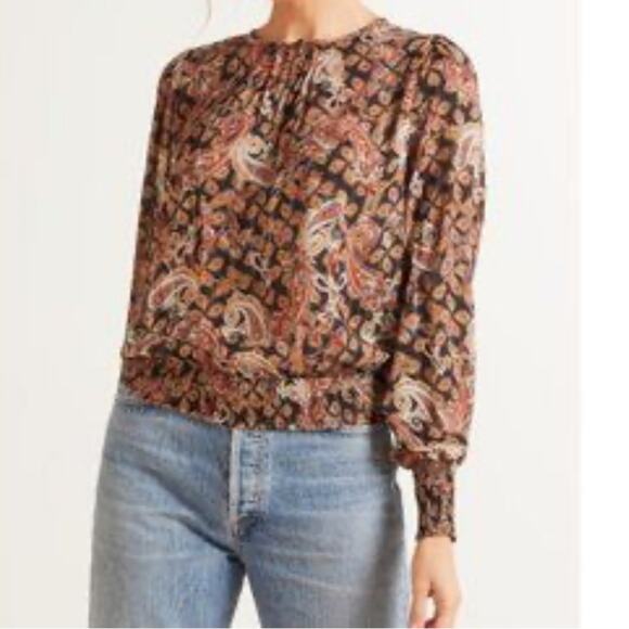 Roan & Ryan Paisley Blouse - Picture 3 of 3